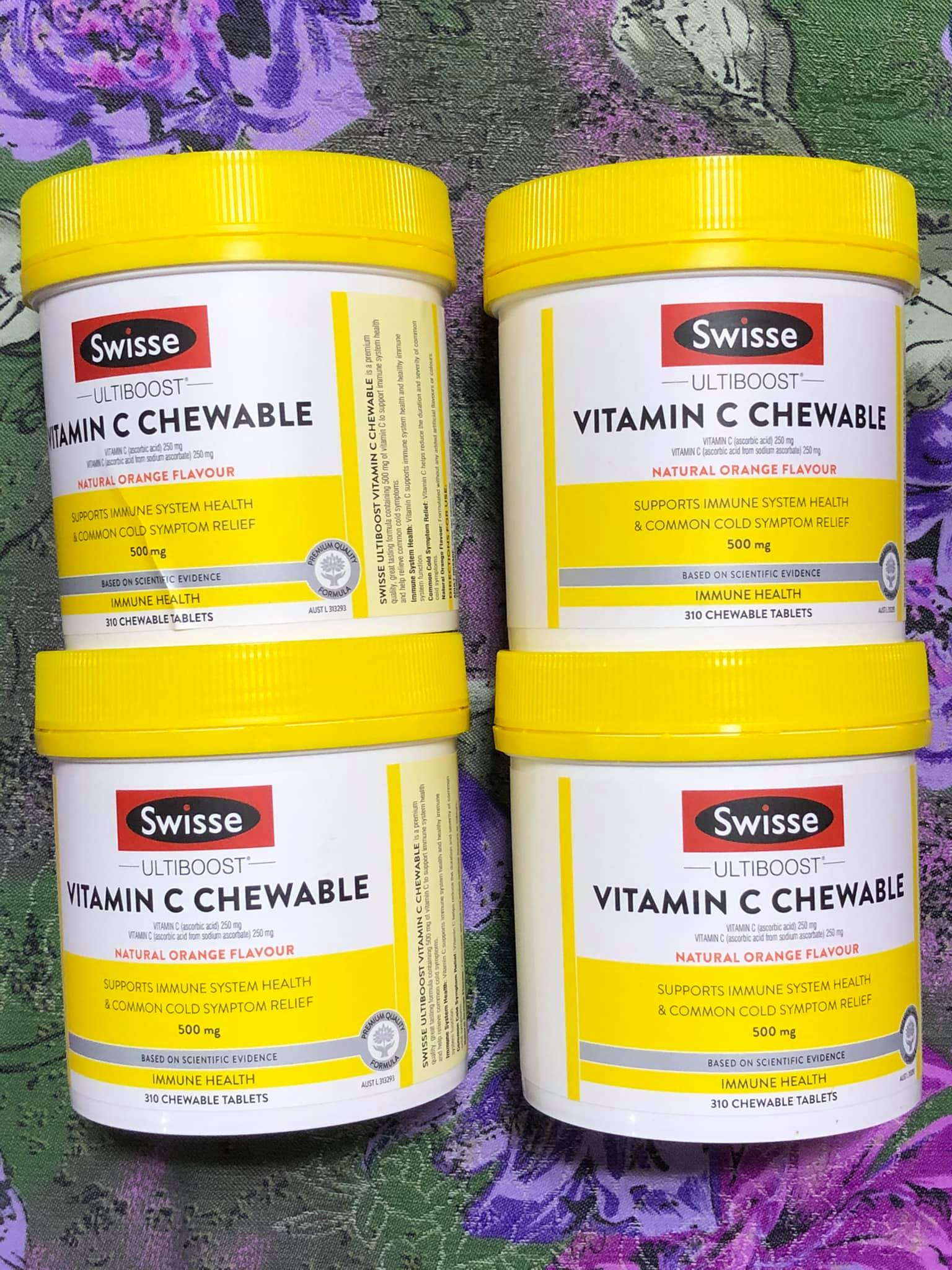 Swisse Vitamin C 500mg 310 Chewable Tablets