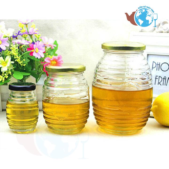Hũ thuỷ tinh 350ML đựng mật ong