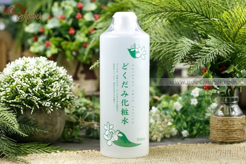 Nước hoa hồng tinh chất diếp cá Dokudami Natural Skin Lotion 500ml giá rẻ