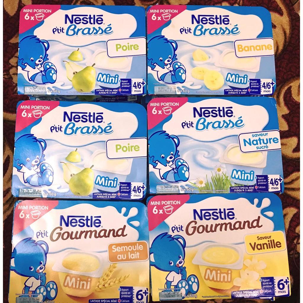 Sữa chua Nestle vị mận (vỉ 6 hộp x 60g)