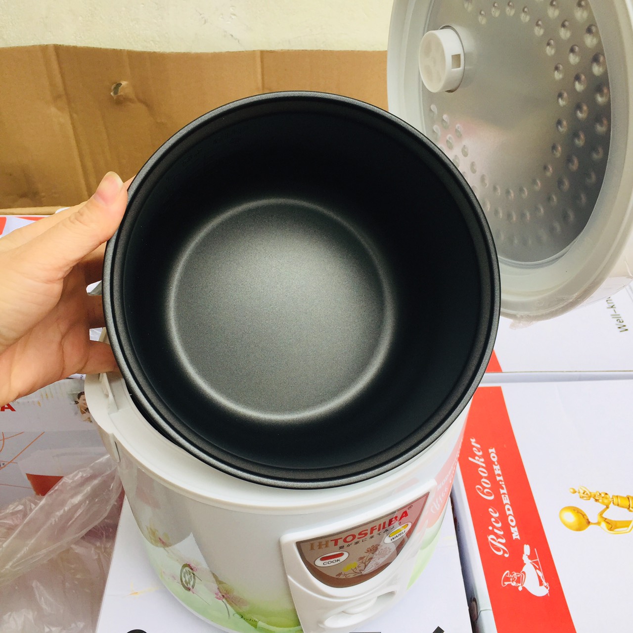Nồi Cơm Điện 1L giá rẻ - 1 đến 3 người ăn
