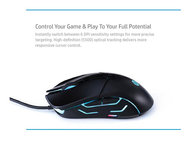 Chuột game LED HP G260 - USB [Chính hãng]