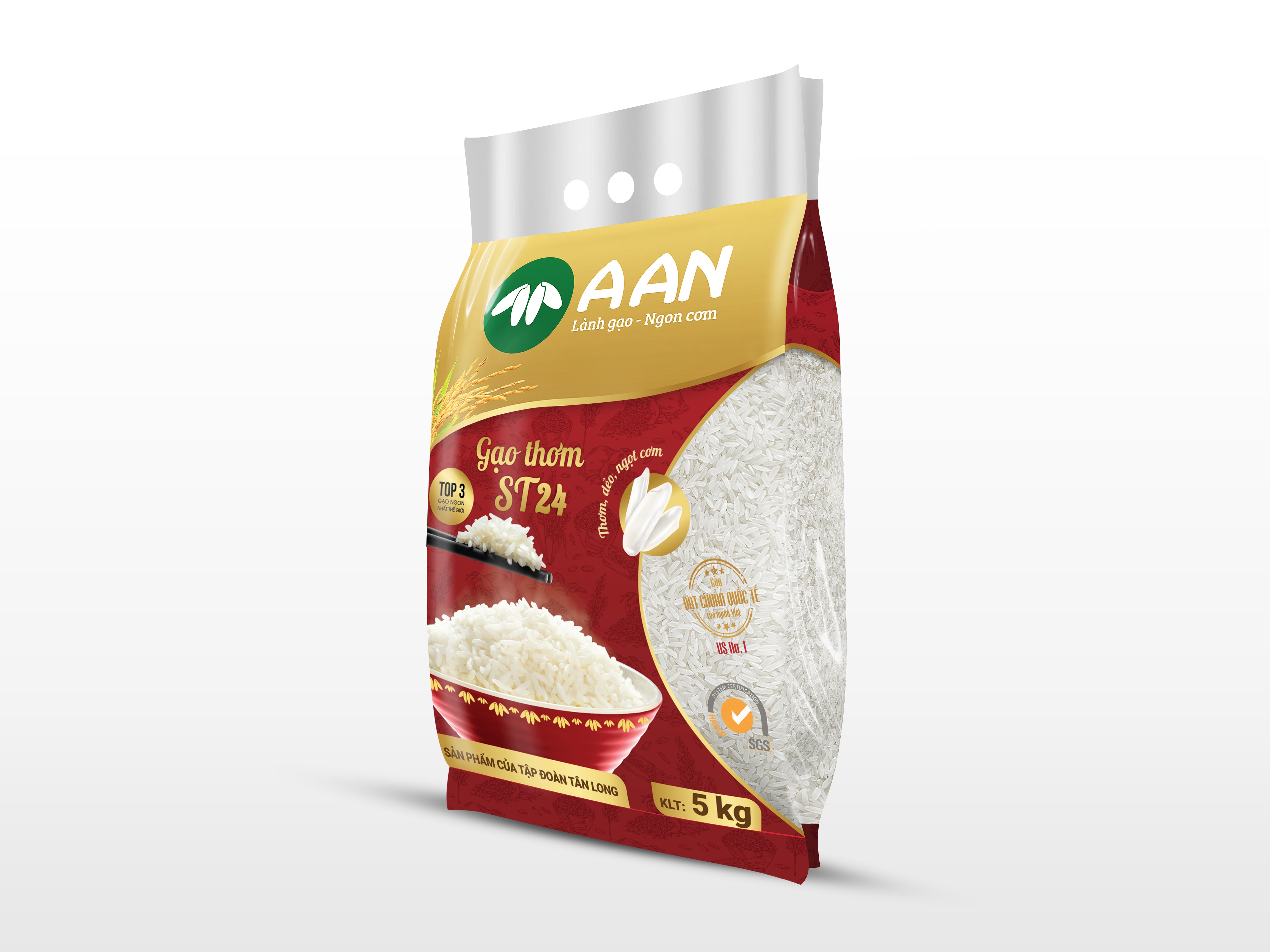 Gạo đặc sản Sóc Trăng Cao Cấp ST24