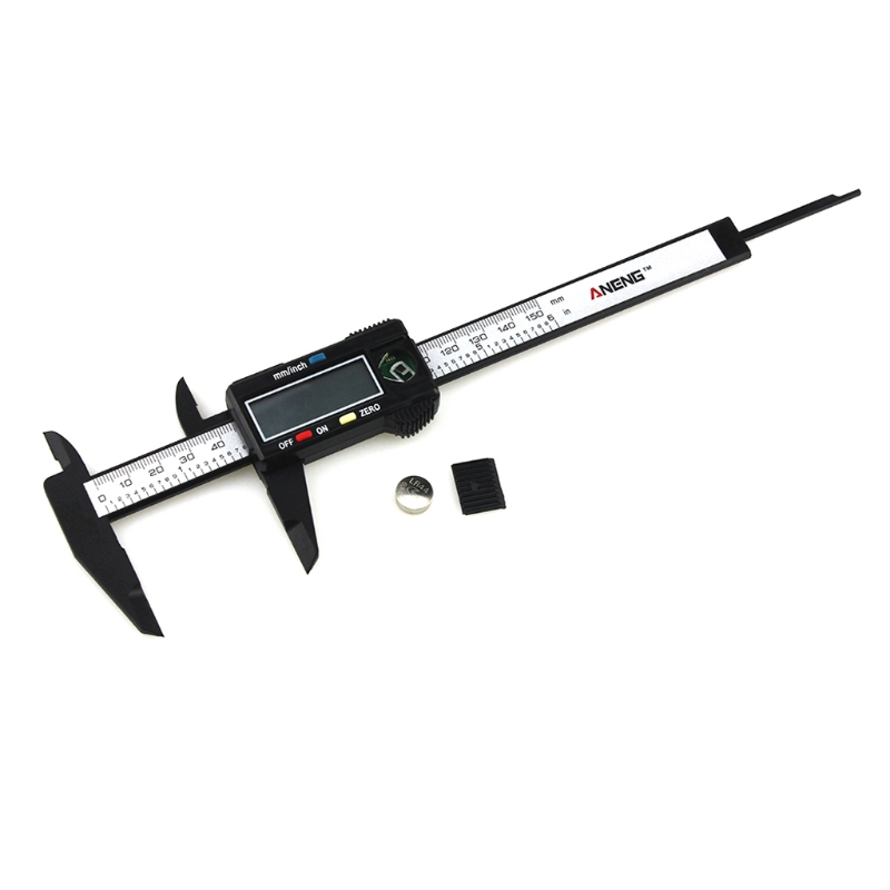 Thước Cặp Vecnê Kế LCD Kỹ Thuật Số, Thước Cặp Điện Tử 150Mm/6Inch