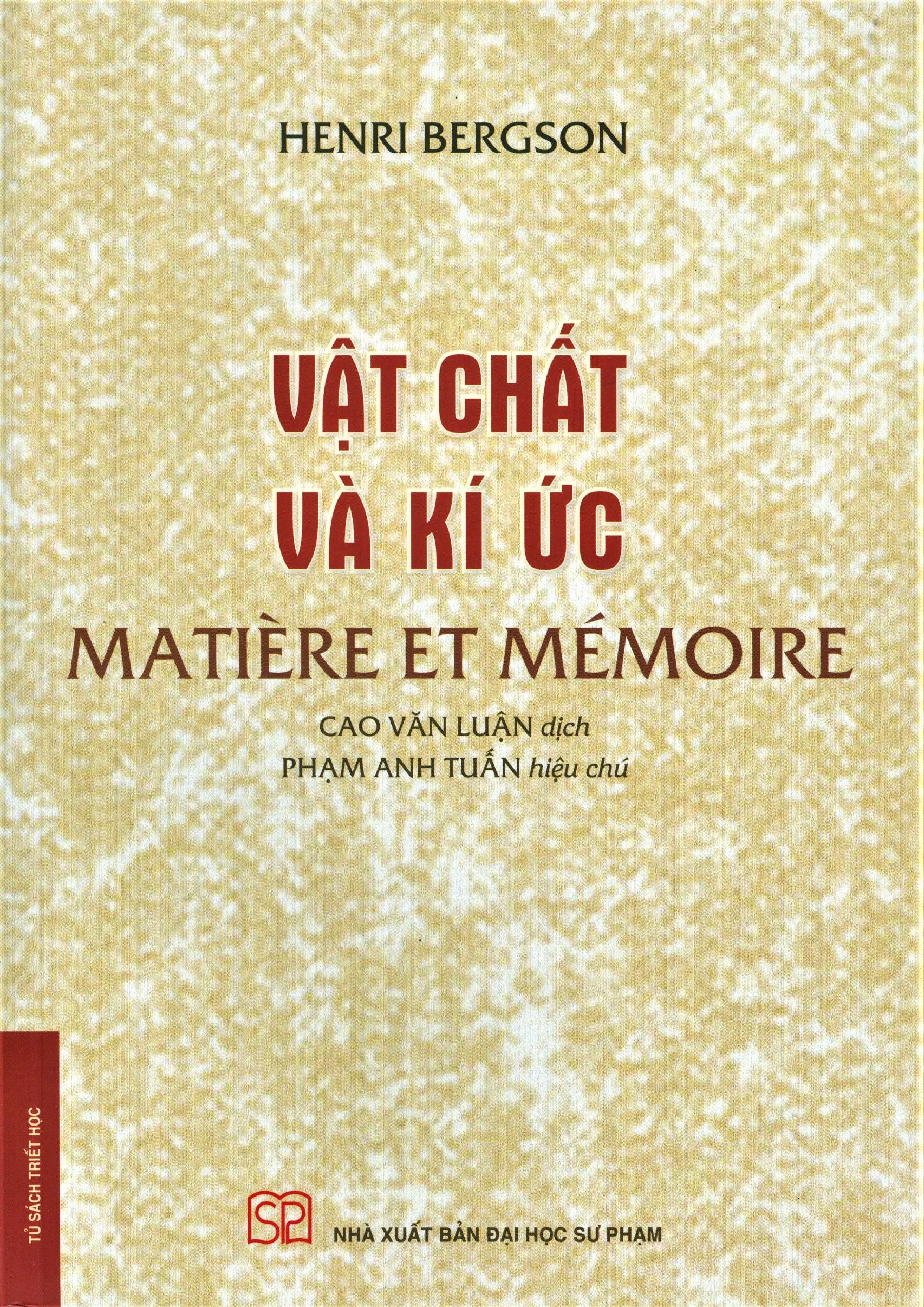 Vật Chất Và Ký Ức (Matière Et Mémoire)