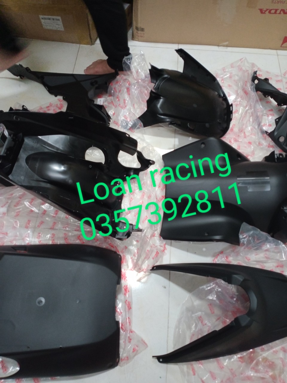 Dàn nhựa nhám xe Luvias full 7 món hàng zin chính hãng Yamaha