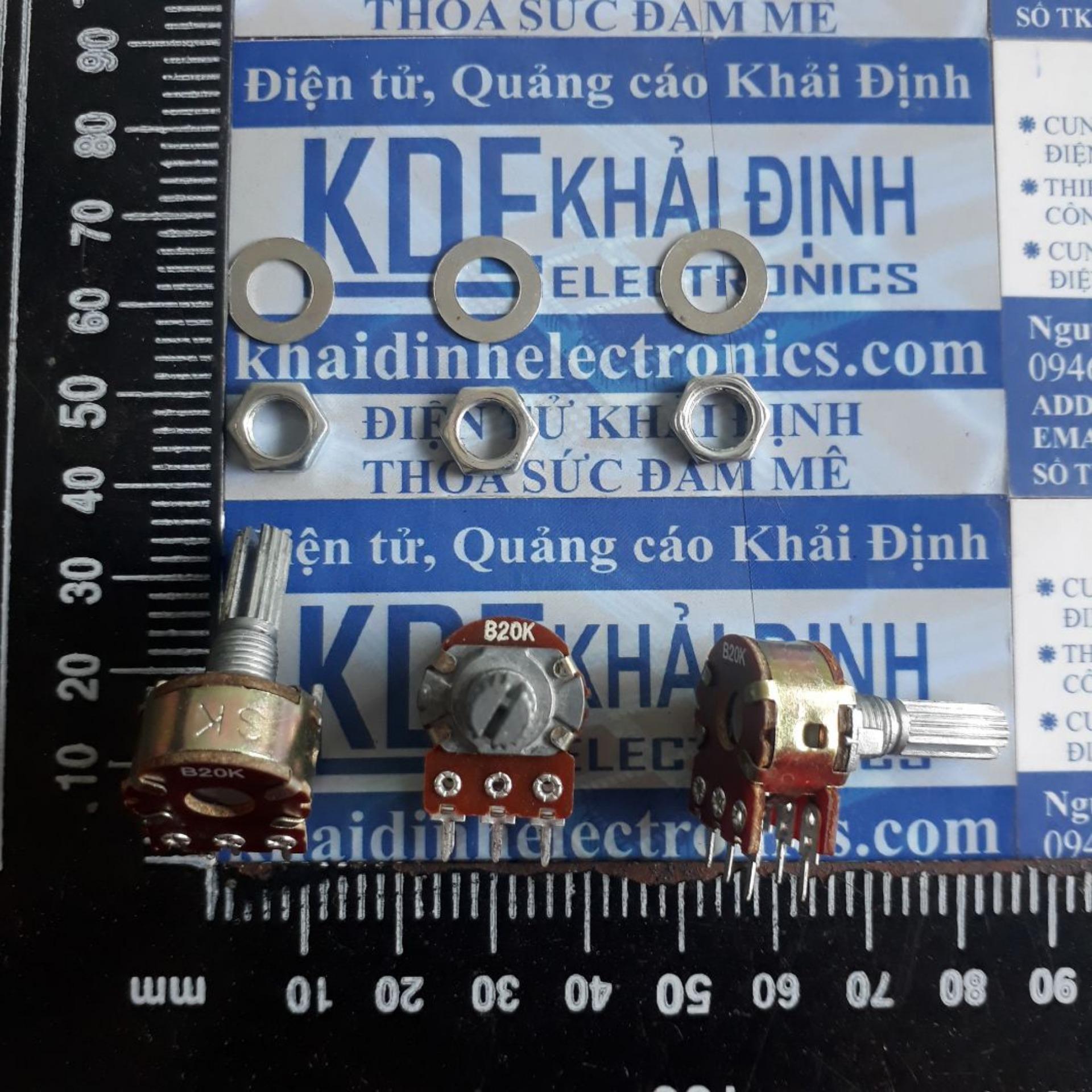 5 cái BIẾN TRỞ VOLUME WH148 ĐÔI, DÀI 20MM 1k ~ 500k kde3865