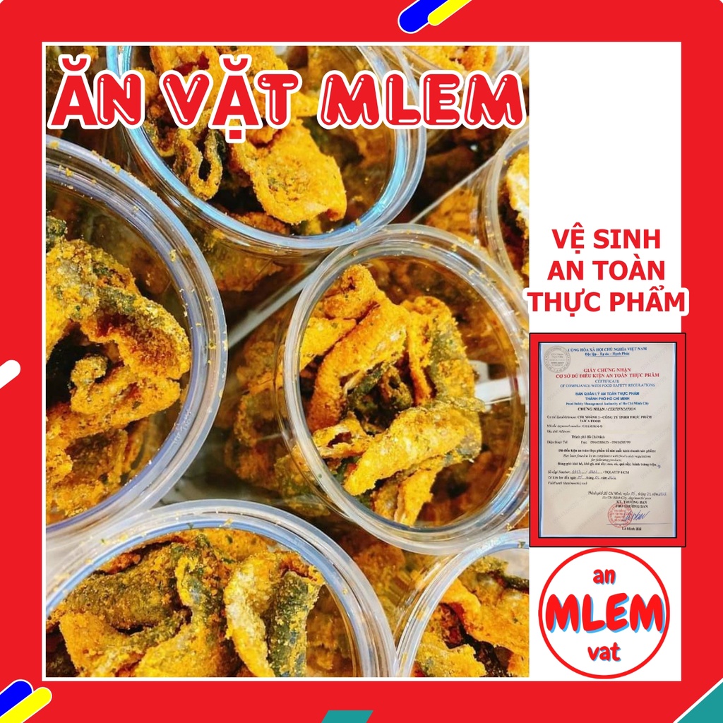 Da cá trứng muối đồ ăn vặt đậm đà thơm ngon