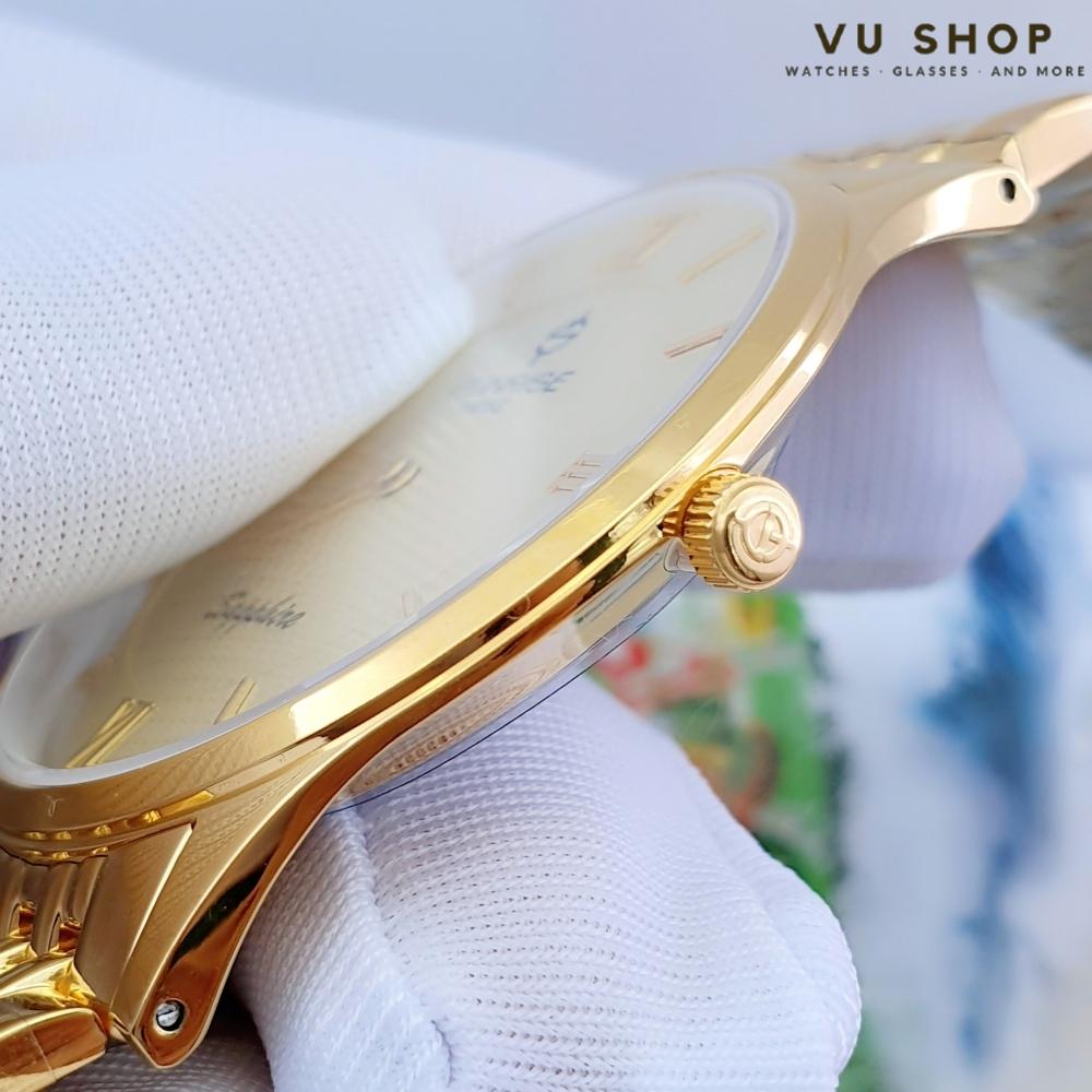 Đồng hồ đôi SUNRISE DM736SWC Siêu mỏng Chính hãng