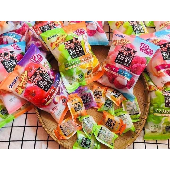 Thạch trái cây Orihiro Nhật Bản 240g