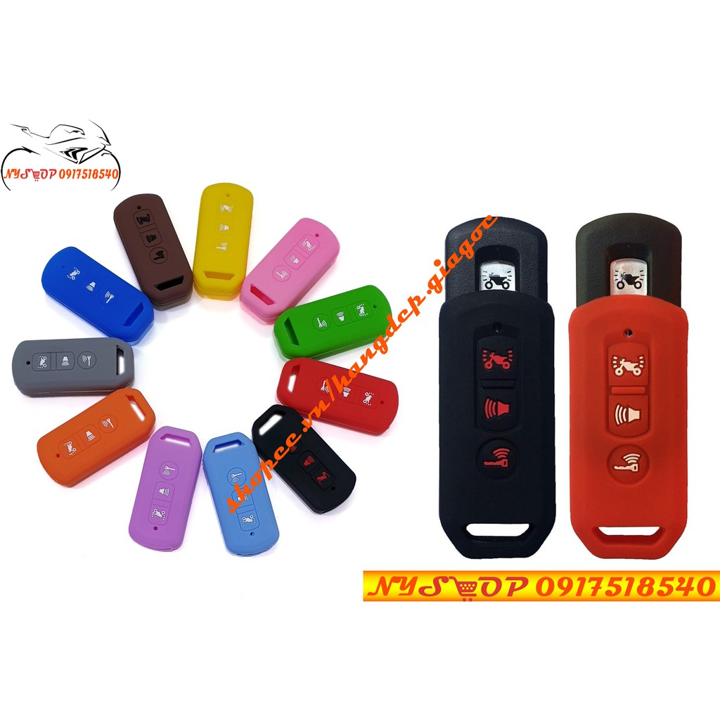 Bọc (Bao) Silicon Cho Chìa Smartkey SH 2016-2020 sh modePCX