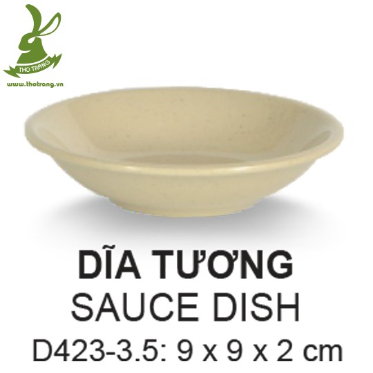 Chén Chấm Màu Nâu Nhựa Melamine Srithai Superware Thái Lan Cao Cấp