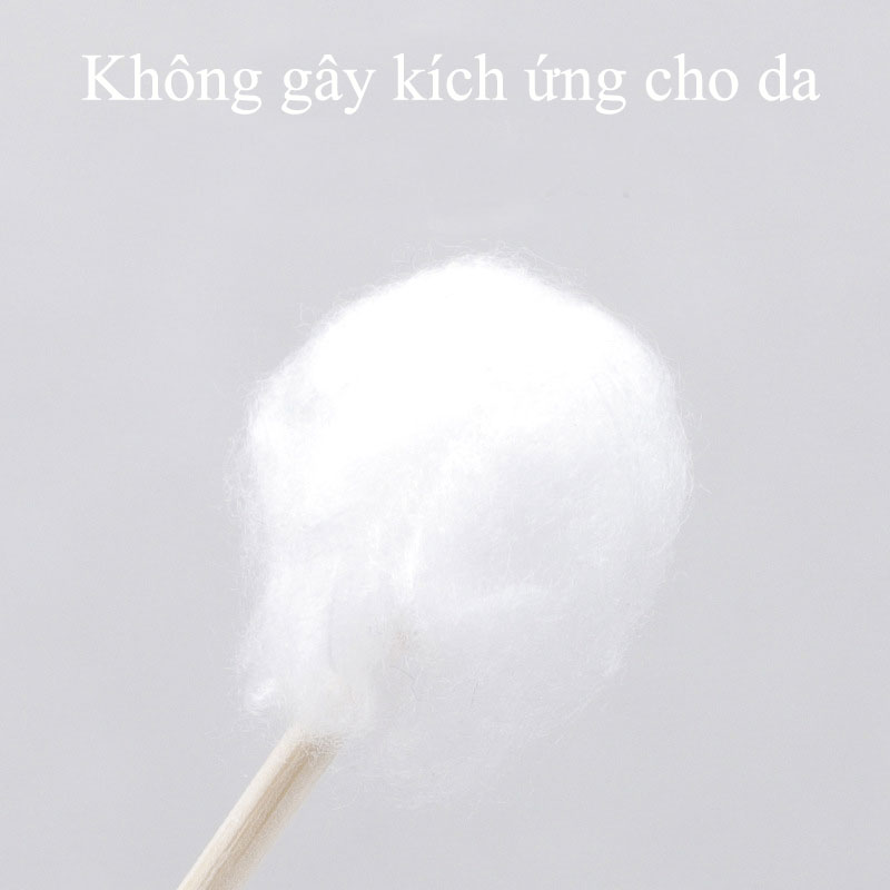Tăm bông ngoáy tai 100 cái/gói LAZY LIFE STORE