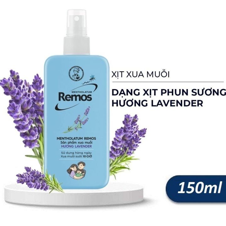 (HCM) XỊT CHỐNG MUỖI CÔN TRÙNG ĐỐT- REMOS (150ml)