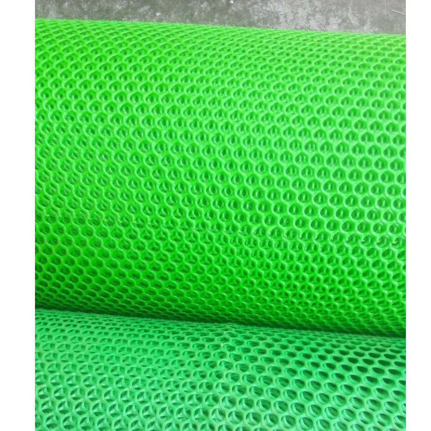 Lưới nhựa dẻo mắt cáo màu xanh ngọc cao 1m(hàng siêu bền, chất lượng tốt) lót sàn