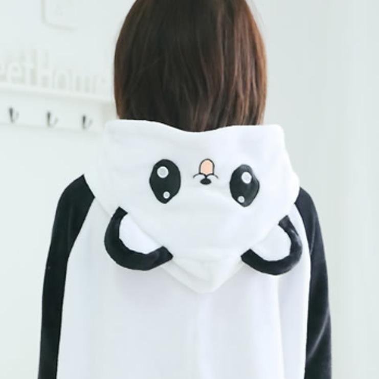 Bộ Đồ Thú Pijama Gấu Trúc Trắng Đen