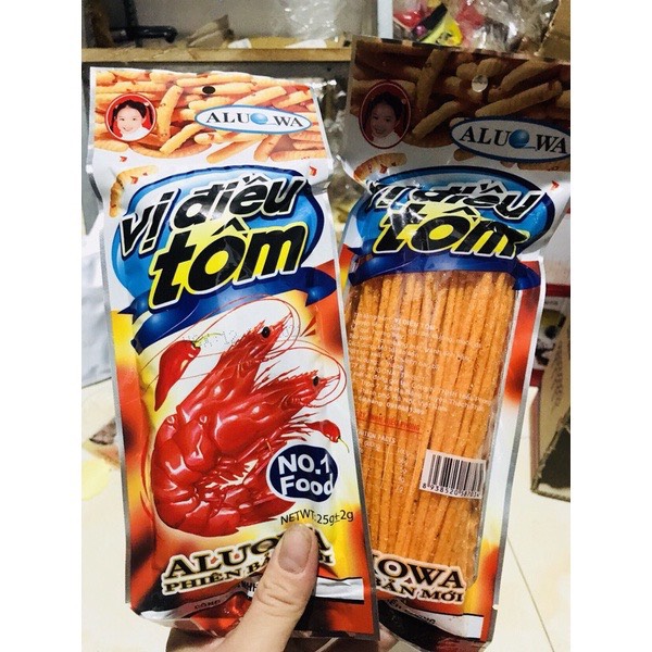 Bịch 30goi snack vị điều tôm
