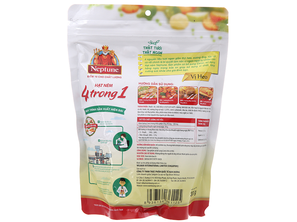 Combo 2 Gói Hạt nêm Neptune 350G