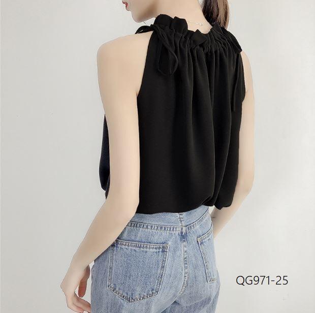 QG971 -ÁO LỤA CỔ YẾM BÈO *40-90kg