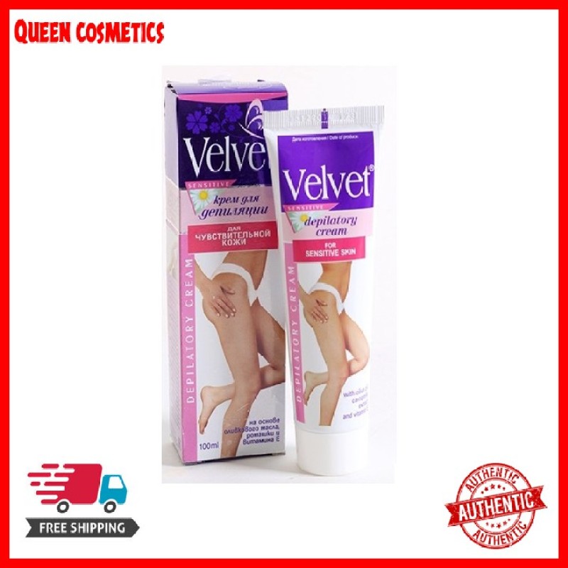 Kem tẩy lông Velvet Sensitive Nga 100ml (queen cosmetics) cao cấp