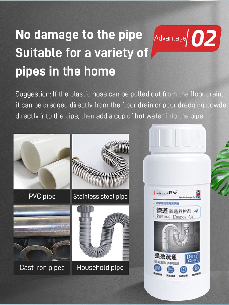 zaqu11 Effective Pipe Unblocker for Sinks and Toilets