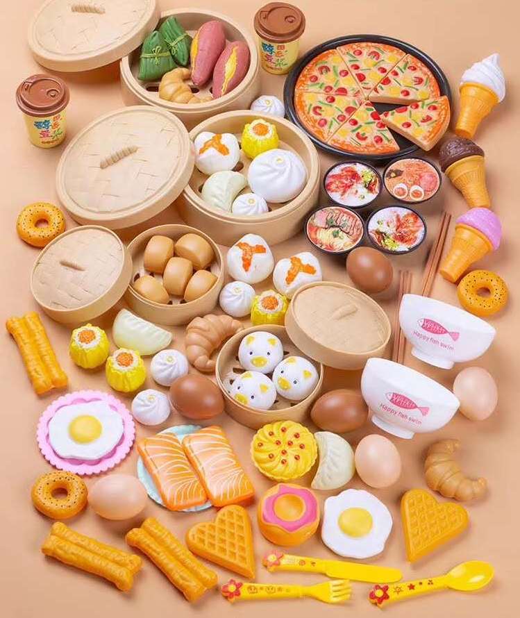 Đồ Chơi Ẩm Thực Châu Á, Châu Âu - Dimsum, Bánh bao hấp,... 42 Món Siêu Chi Tiết - Đồ Chơi Tuổi Thơ Cho Các Bé
