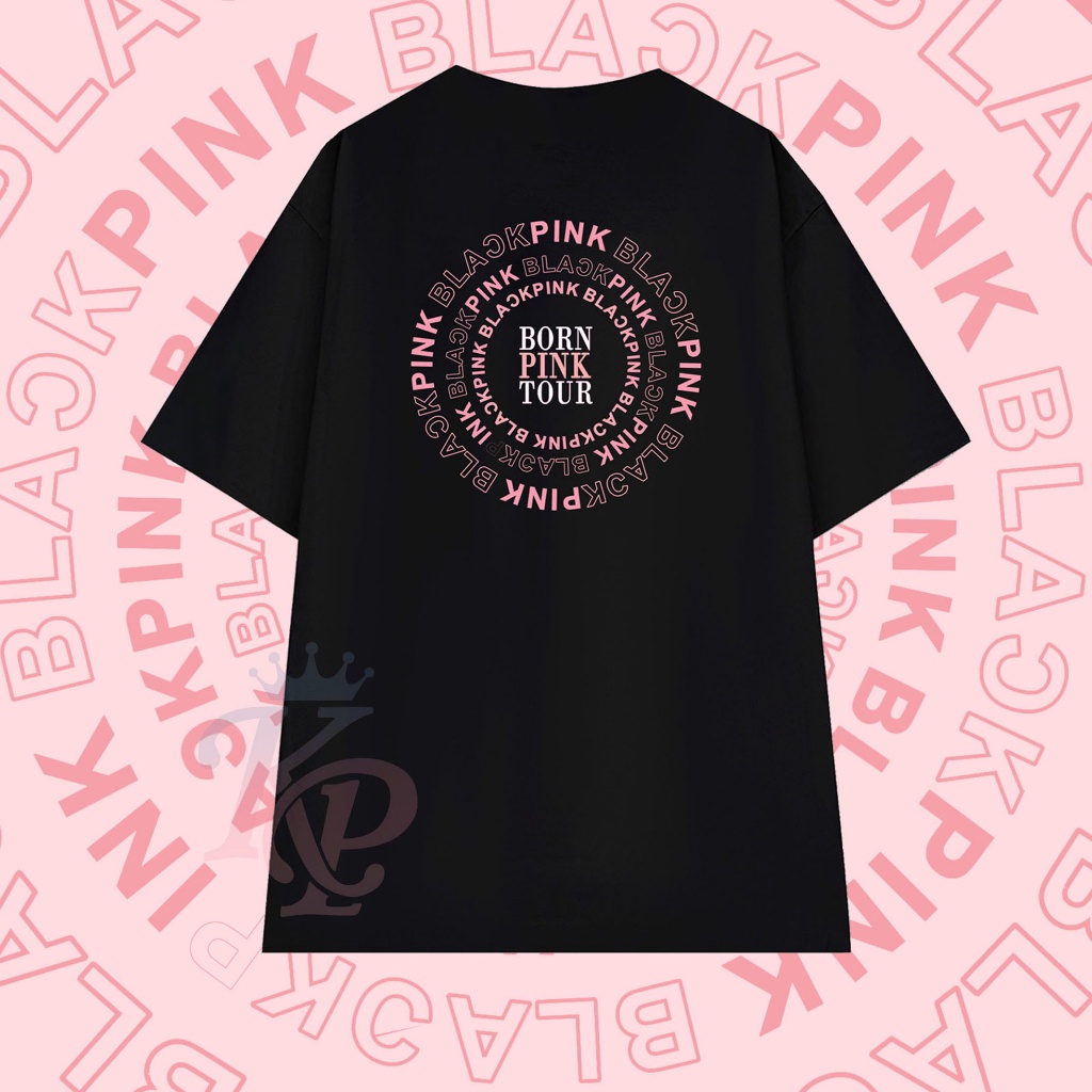 Black Pink Áo thun BLACKPINK Circle - 'Shut Down' Form rộng Unisex