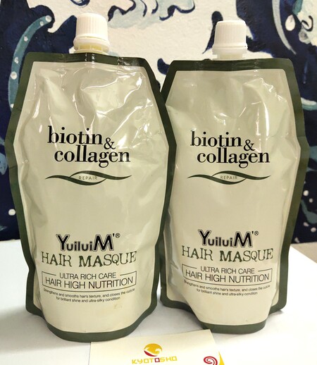 [HCM]HẤP DẦU BIOTIN COLLAGEN YUILUIM SIÊU MỀM MƯỢT TÓC 500ML