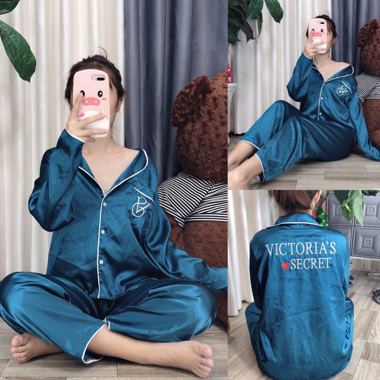 [HCM]Đồ bộ phi lụa Victorias Secret ( hàng chuẩn shop )