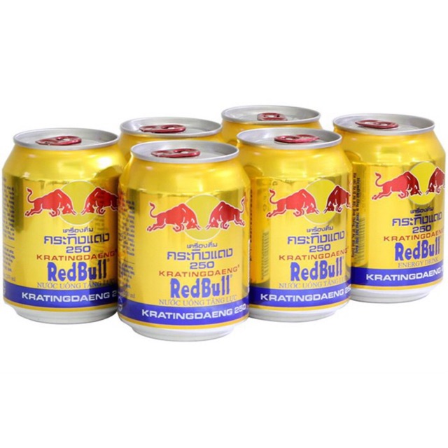 Thùng 24 lon Red Bull Thái Lan 250ml