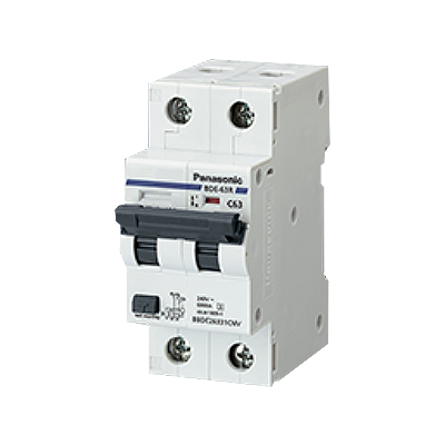 Aptomat chống giật bảo vệ quá tải panasonic/ sino din rcbo 2p1e 20a, 32a, 40a, 63a