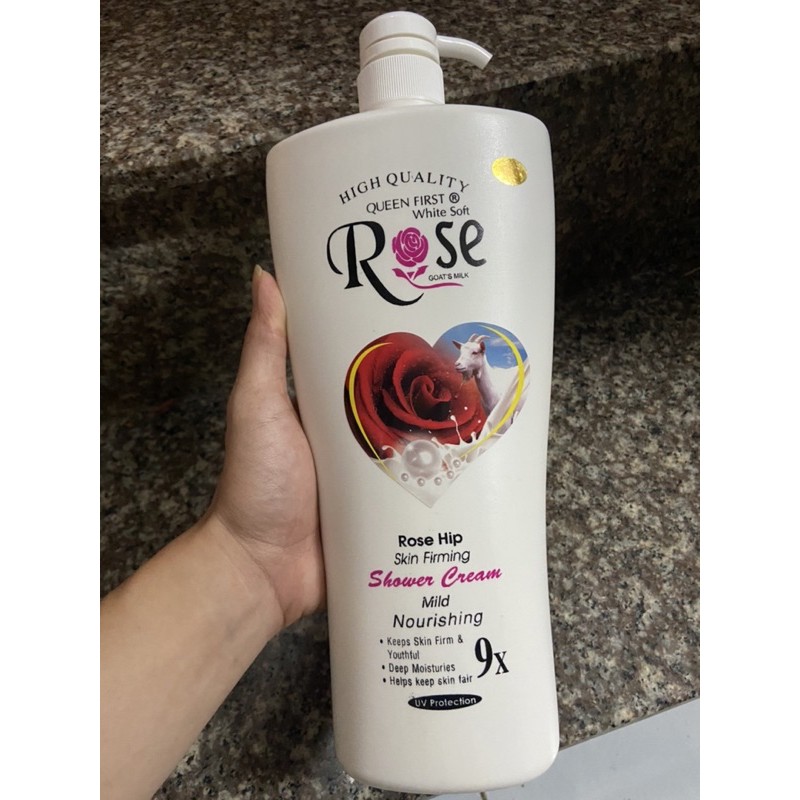 Sữa tắm dê hoa hồng 1200ml