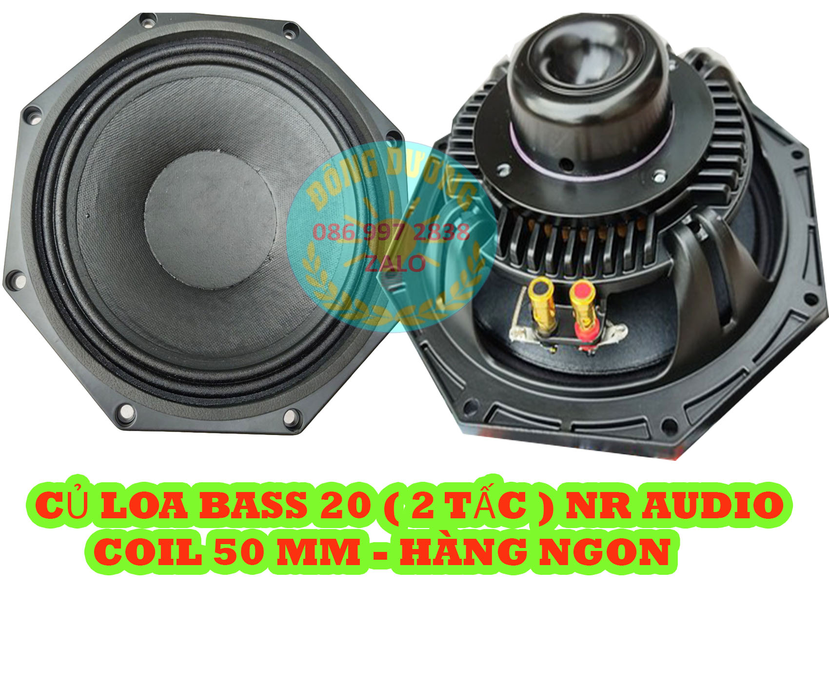 LOA BASS NEO 20 NR AUDIO TỪ 70 CÔN 50MM DÂY DẸT - GIÁ HAI LOA