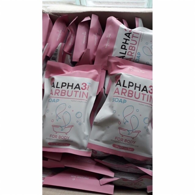 Xà phòng tắm trắng alpha arbutin thái lan