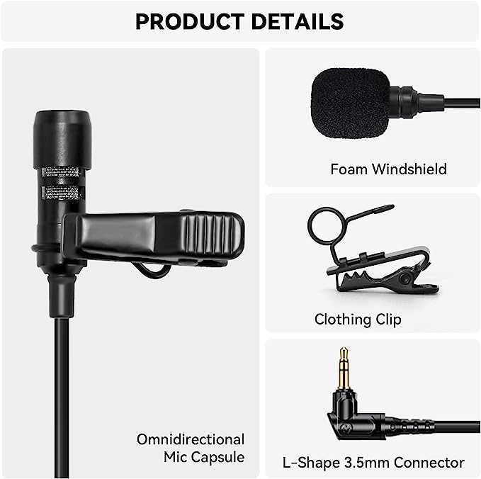 Hollyland Lark Max Lavalier Microphone - Hàng Chính Hãng