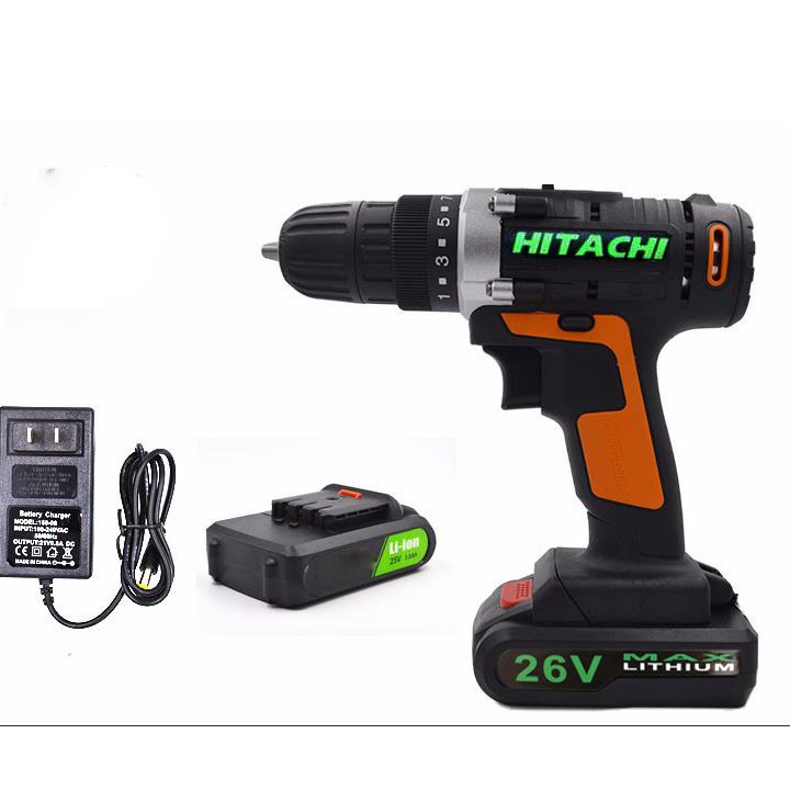 máy khoan pin hitachi 26V