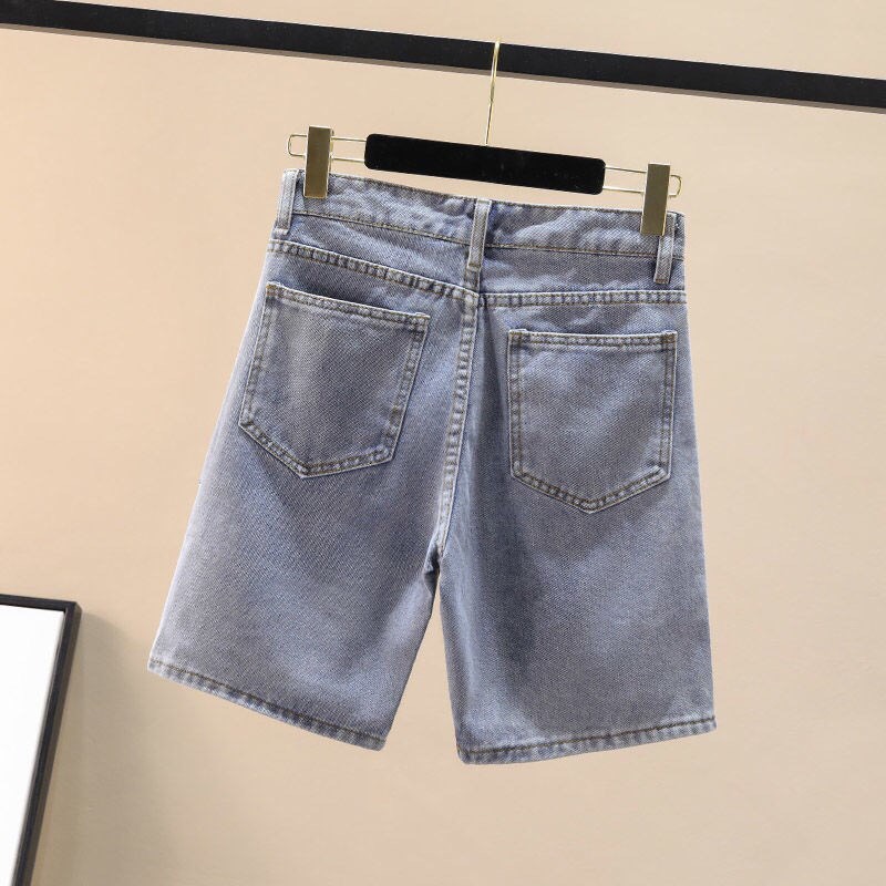 QUẦN JEANS NGỐ LAI CUỐN RÁCH PT