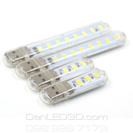 Thanh Đèn LED Mini Cắm Cổng USB 3/8/24 Bóng