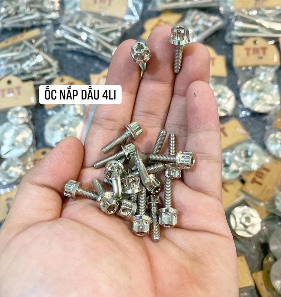 Ốc nắp dầu inox Salaya Giá 1 Con