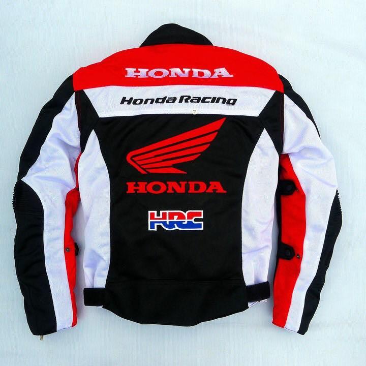 Áo Giáp Bảo Hộ Phối Lưới Honda HRC Đỏ