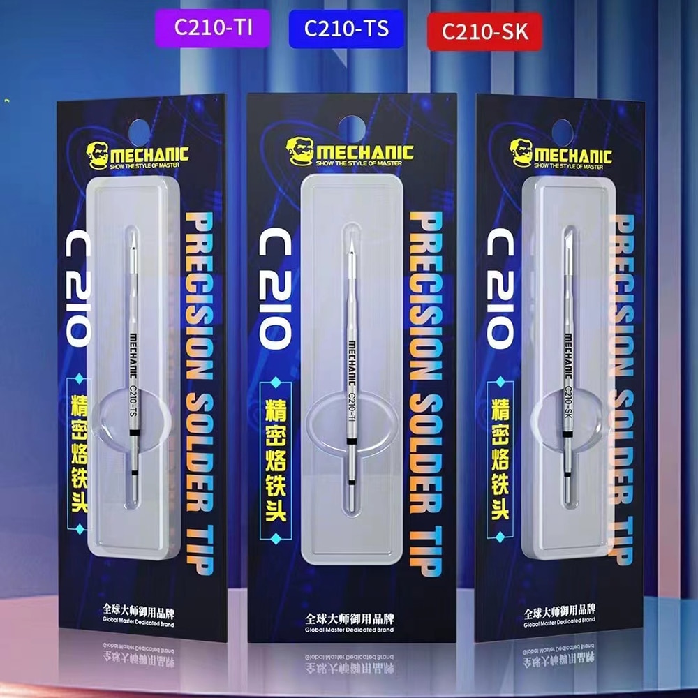Thợ cơ khí c210 mỏ hàn đầu 210 đầu cho jbc t210-a t210-na sugon t26/t26d hàn tay cầm bộ hàn đầu hàn
