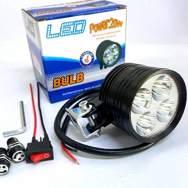 ĐÈN TRỢ SÁNG L4 NGẮN 20W 3 CHẾ ĐỘ KÈM CÔNG TẮC