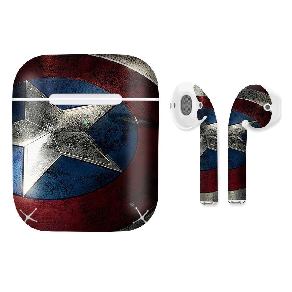 Miếng dán skin cho airpods in hình avenger - avg-0x1008