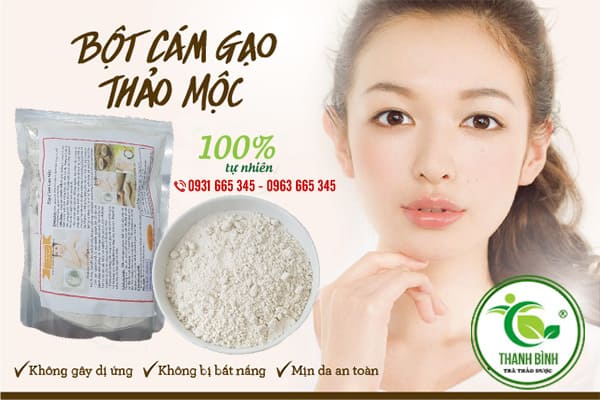 Combo 2Kg Bột Cám Gạo Nguyên Chất - Thảo Dược Thanh Bình