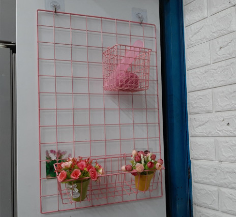 [HCM]Lưới sắt mầu hồng cao cấp 40 x 60cm