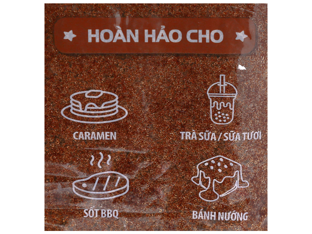 [Túi 1 Kg] ĐƯỜNG ĐEN (Đường mật mía) [VN] Nữ Hoàng BIÊN HÒA Dark Brown Sugar (halal) (bph-hk)