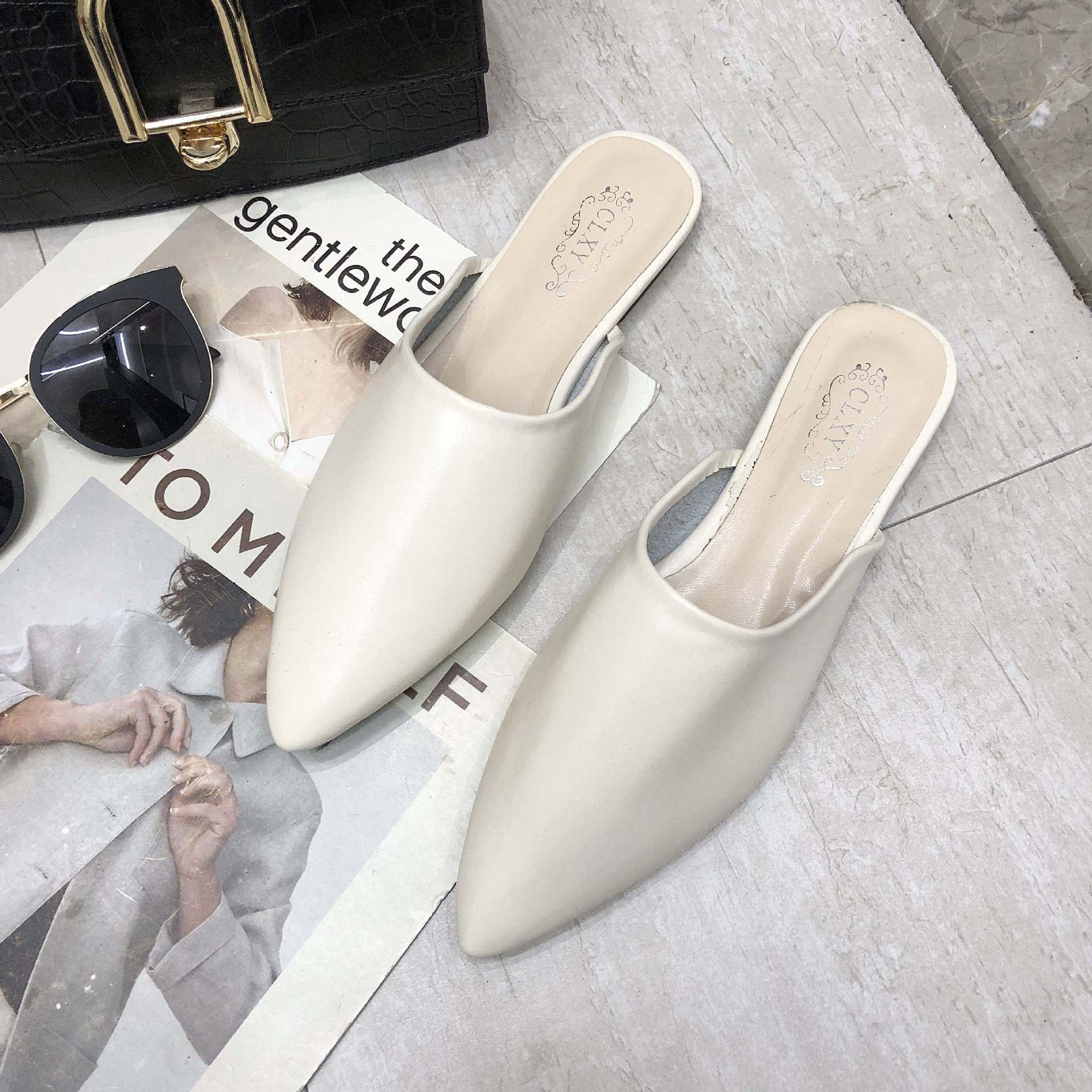 Dép mules da thật Sunnie Shoes SUNNIE03