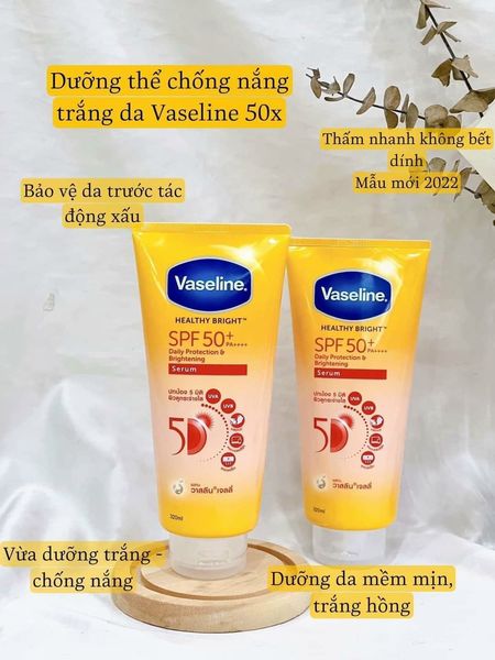 Dưỡng thể vaseline 50x Thái Lan