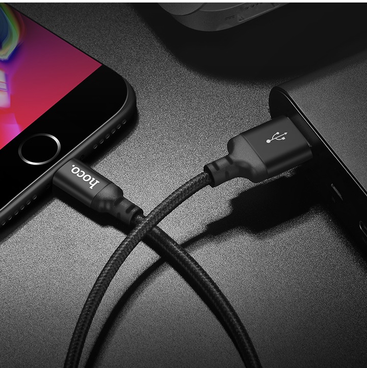 Cáp Sạc Hoco X142m dài 2m Lightning iPhone – Type C – Micro USB DL TECH