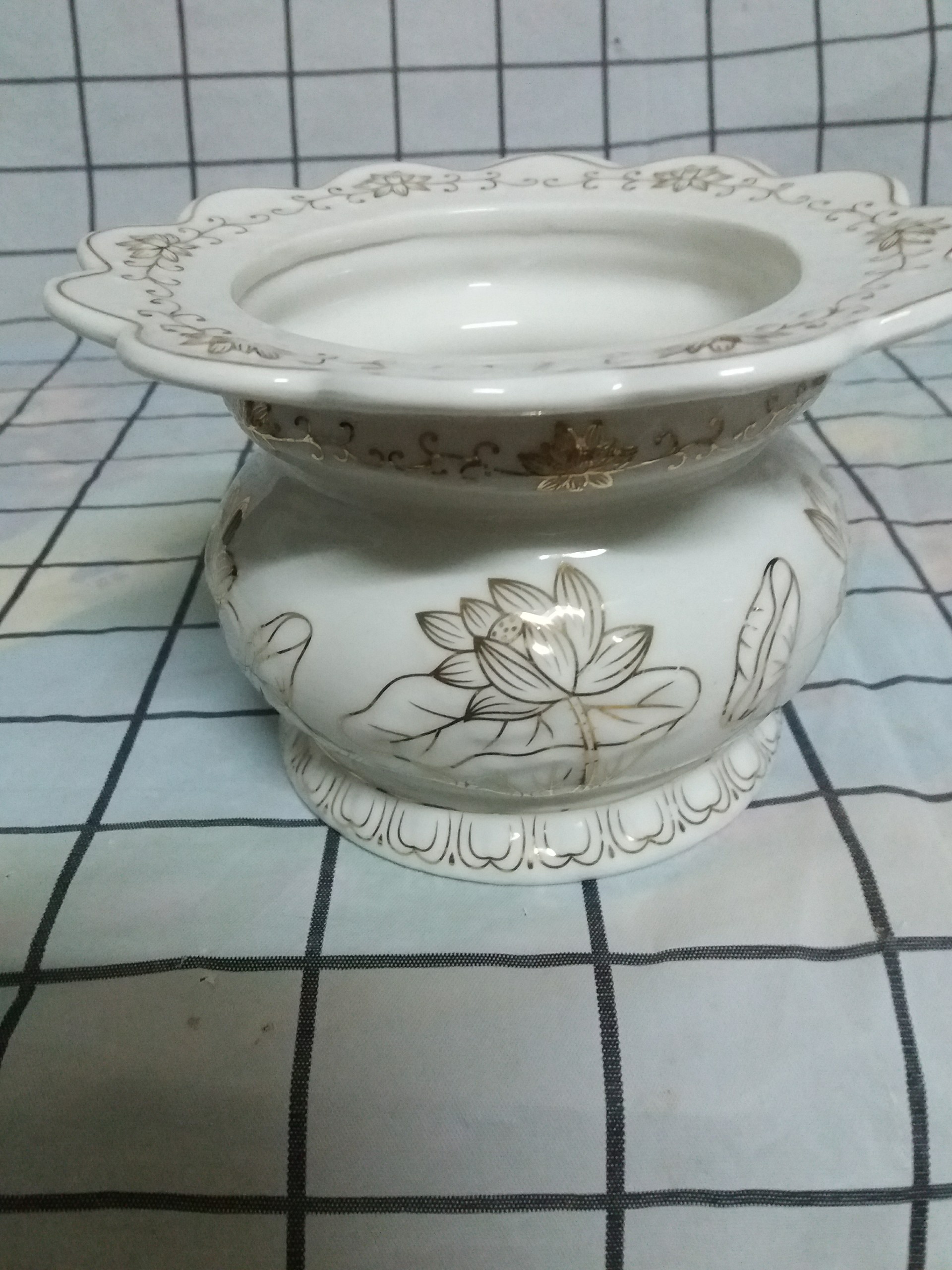 Combo thờ cúng bạch ngọc hứng tàn size nhỏ